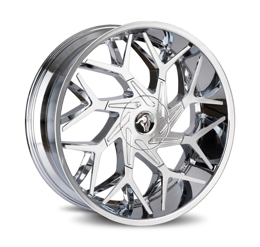 DIABLO MAGNEETO 26x10 Blank 15mm Chrome MAG-261BLNK1578