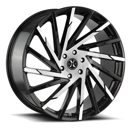 XCESS X02 X02 20X8.5 35MM 5X114.3 GLOSS BLACK MACHINED | X02051435GBM