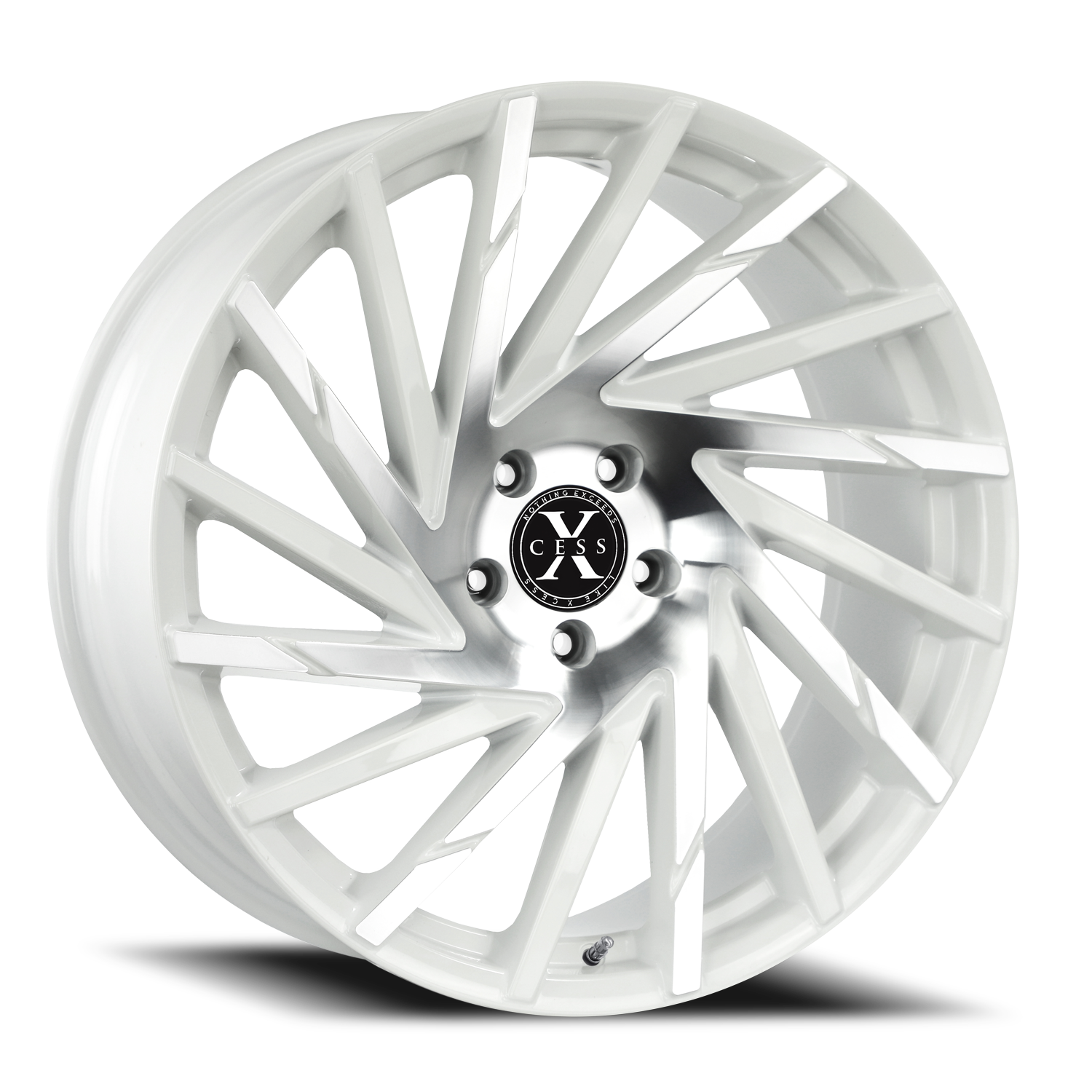 XCESS X02 X02 22X9 35MM 5X114.3 WHITE MACHINED | X02251435WM