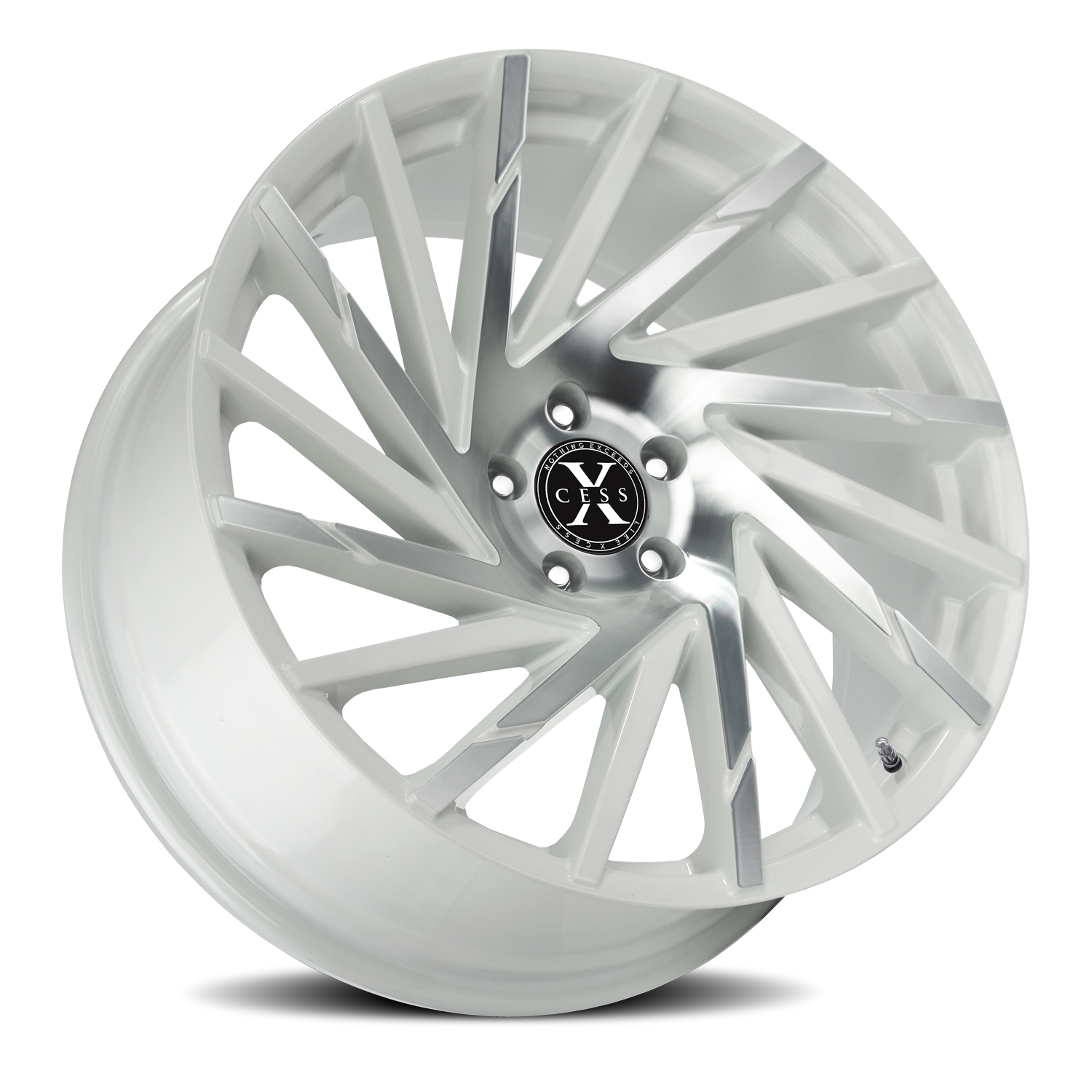 XCESS X02 X02 22X9 15MM 5X115 WHITE MACHINED | X02251515WM