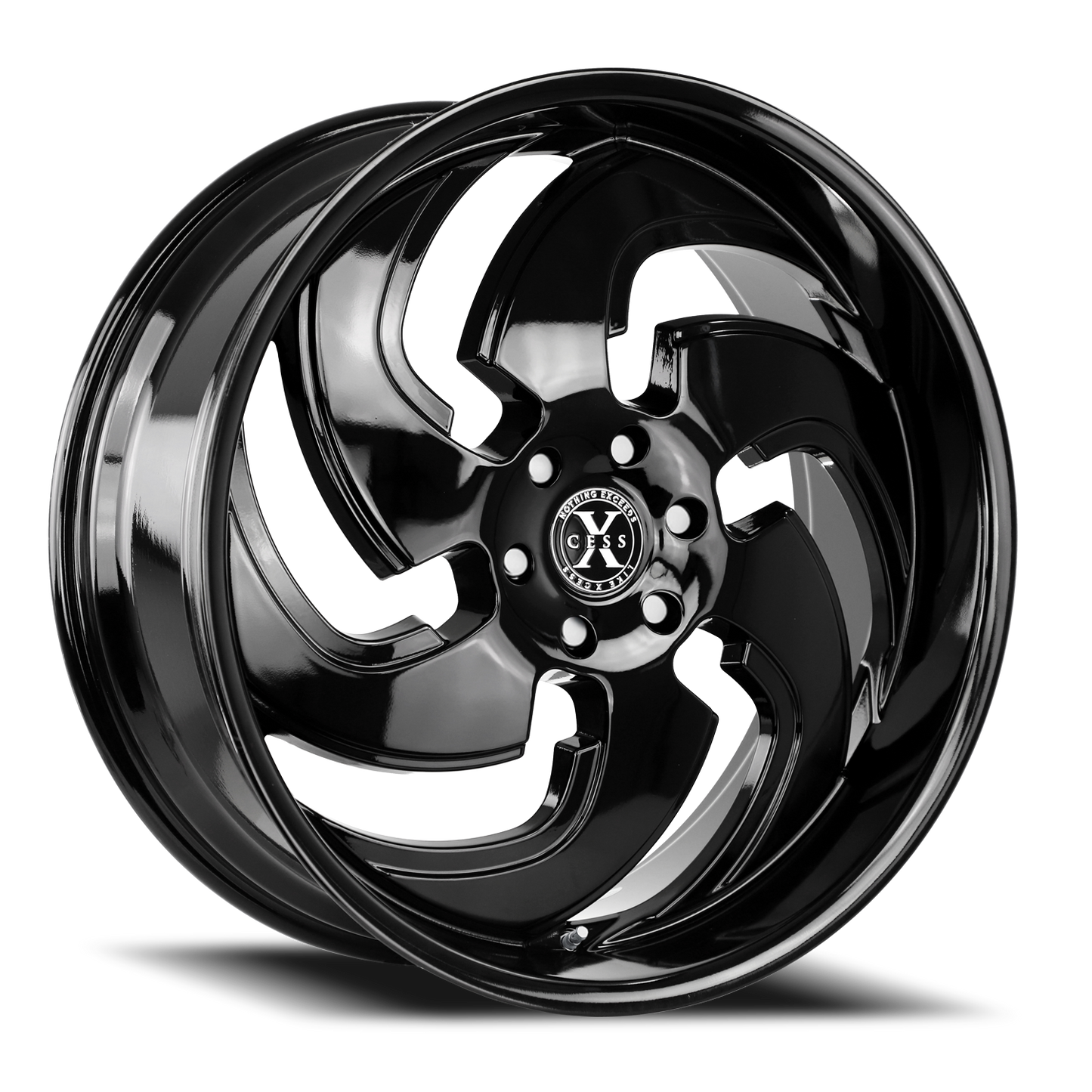 XCESS X03 X03 24X9.5 24MM 6X139.7 ALL GLOSS BLACK | X03463924GB