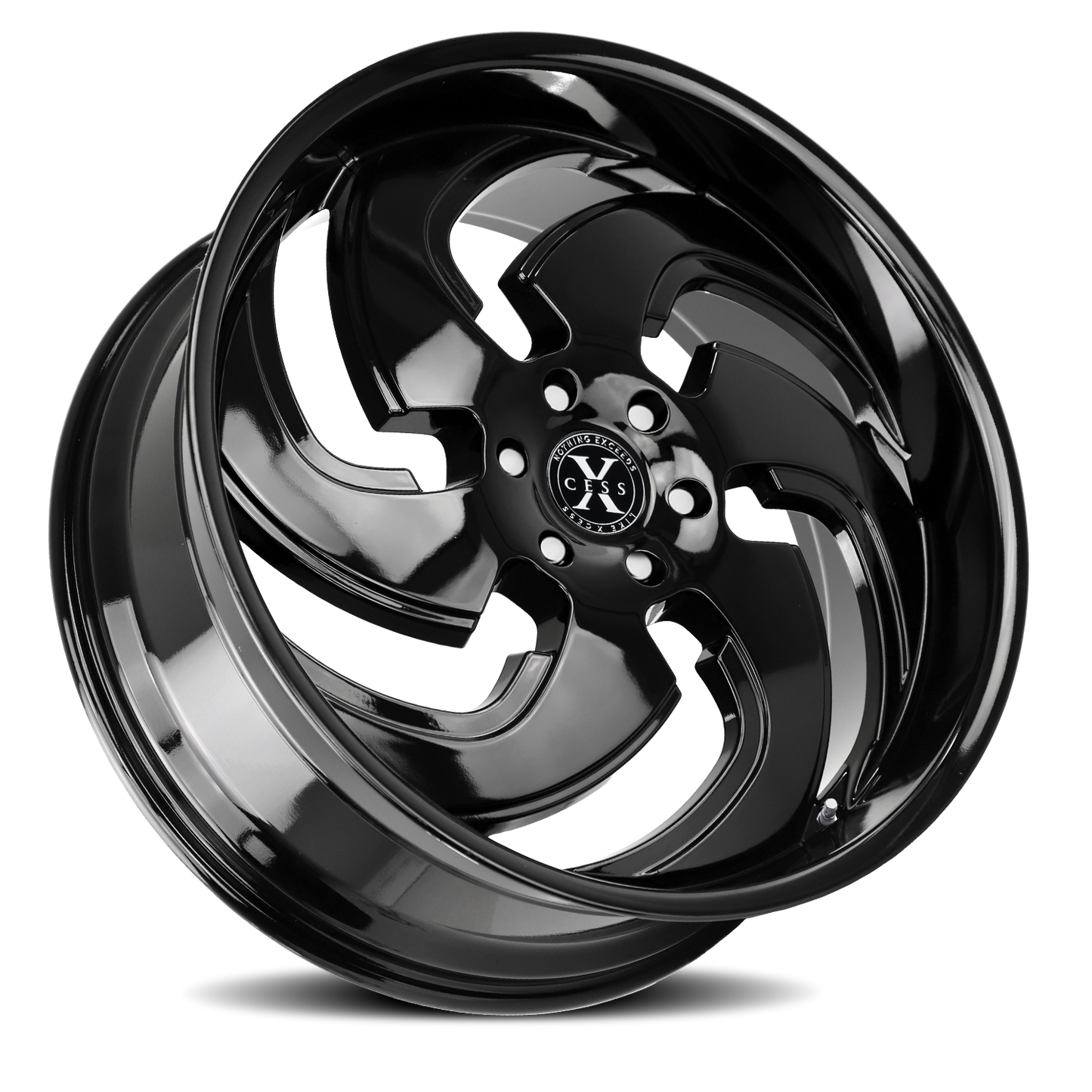 XCESS X03 X03 24X9.5 24MM 6X139.7 ALL GLOSS BLACK | X03463924GB