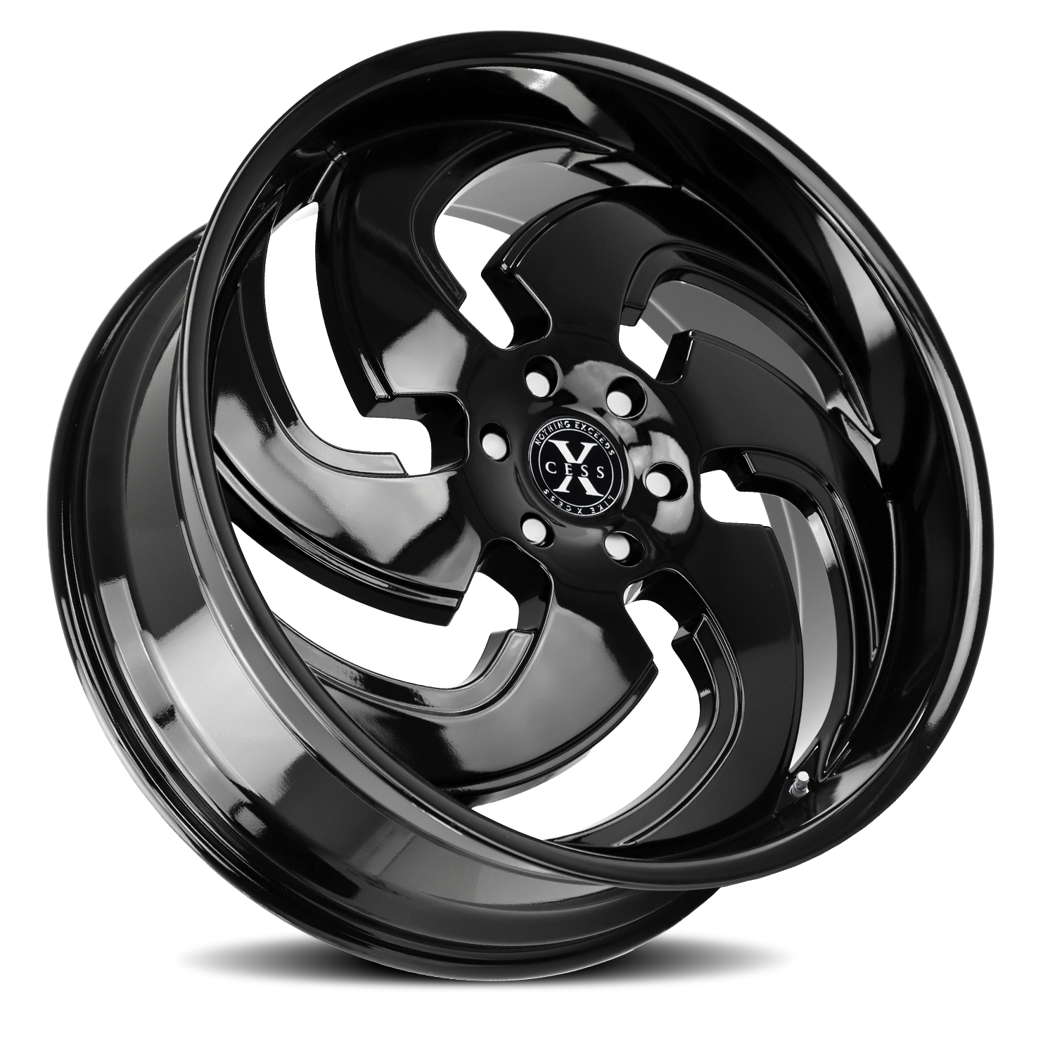 XCESS X03 X03 24X9.5 24MM 6X139.7 ALL GLOSS BLACK | X03463924GB