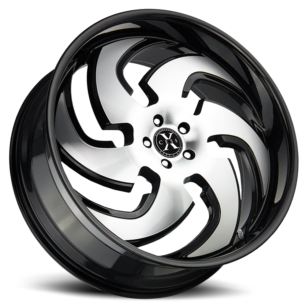 XCESS X03 X03 22X9 24MM 6X139.7 GLOSS BLACK MACHINED | X03263924GBM