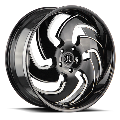 XCESS X03 X03 22X9 15MM 5X115 GLOSS BLACK MILLED | X03251515GBML