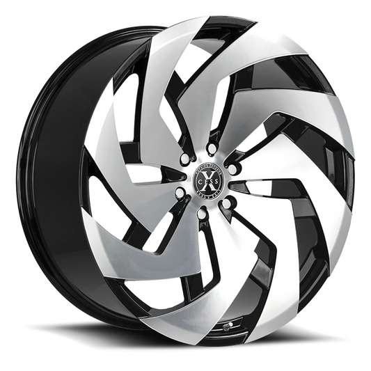 XCESS X04 X04 22X9 24MM 6X139.7 GLOSS BLACK MACHINED | X04263924GBM
