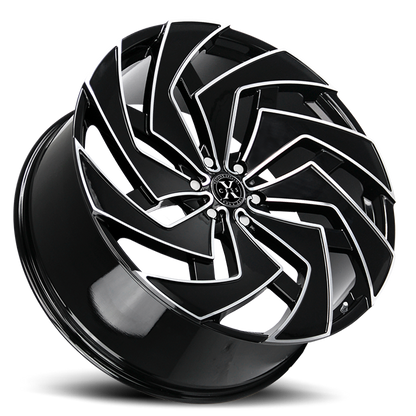 XCESS X04 X04 22X9 18MM 5X139.7 GLOSS BLACK MILLED | X04253935GBML