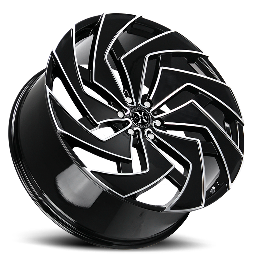 XCESS X04 X04 26X10 26MM 6X139.7 GLOSS BLACK MILLED | X04663926GBML