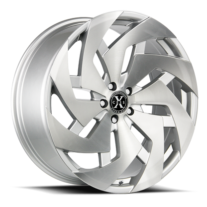 XCESS X04 X04 22X9 15MM 5X115 BRUSHED FACE SILVER | X04251515BFS