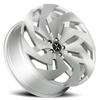 XCESS X04 X04 22X9 15MM 5X115 BRUSHED FACE SILVER | X04251515BFS