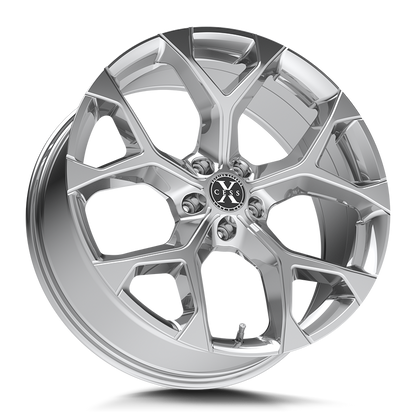 XCESS X05 5 FLAKE 18X8.5 35MM 5X114.3 CHROME | X0588551435C