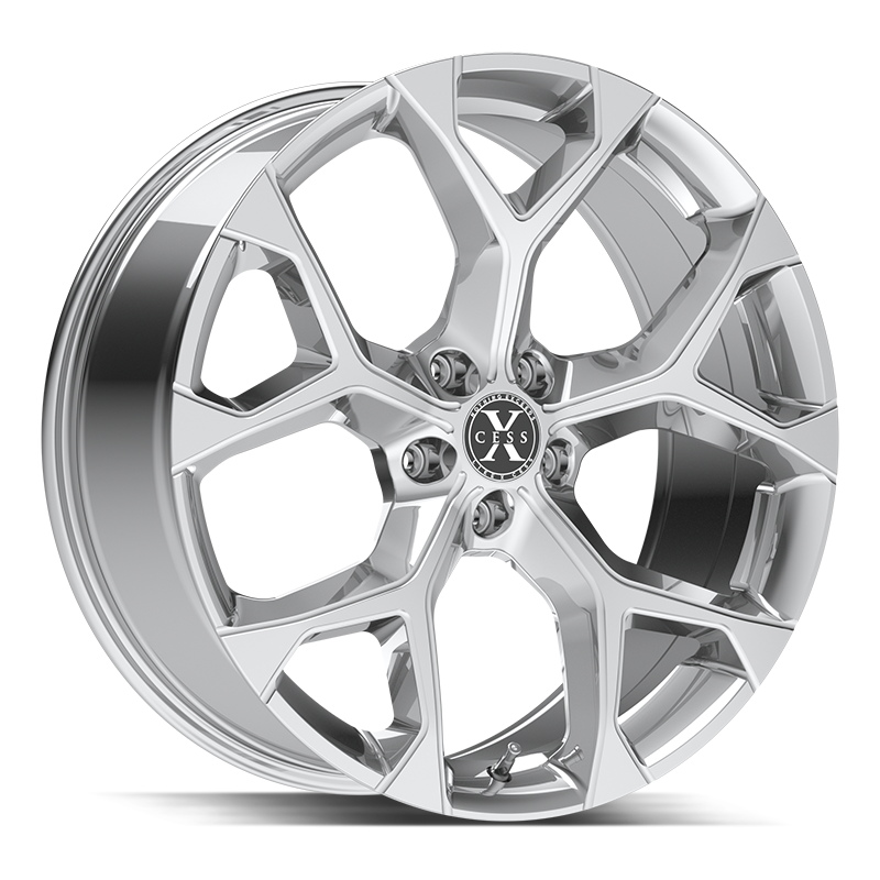 XCESS X05 5 FLAKE 18X8.5 35MM 5X114.3 CHROME | X0588551435C