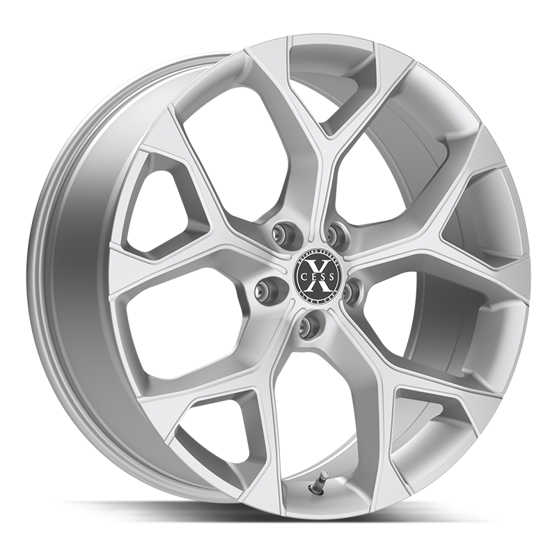 XCESS X05 5 FLAKE 22X9 35MM BLANK SILVER MACHINED | X0529000035SM