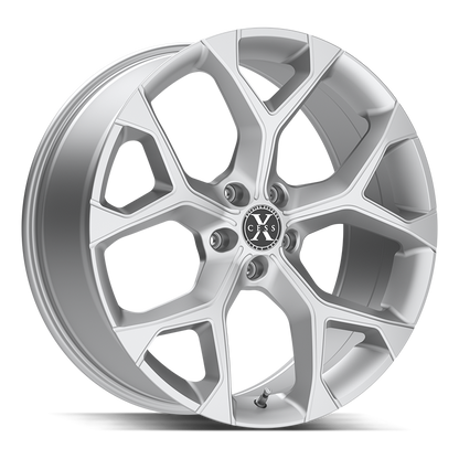XCESS X05 5 FLAKE 22X9 35MM BLANK SILVER MACHINED | X0529000035SM