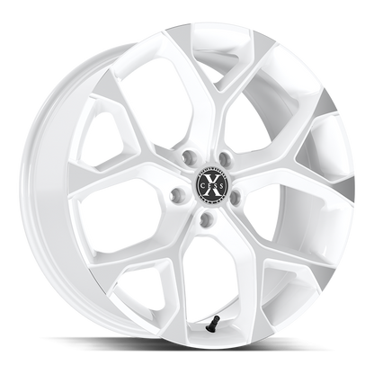 XCESS X05 5 FLAKE 20X8.5 35MM 5X114.3 WHITE MACHINED | X05051435WM