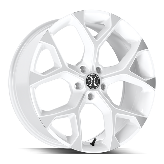 XCESS X05 5 FLAKE 20X8.5 35MM 5X114.3 WHITE MACHINED | X05051435WM