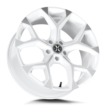 XCESS X05 5 FLAKE 20X8.5 35MM 5X114.3 WHITE MACHINED | X05051435WM