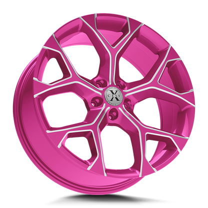 XCESS X05 5 FLAKE 18X8.5 35MM 5X114.3 CANDY PINK MILLED | X0588551435PKML