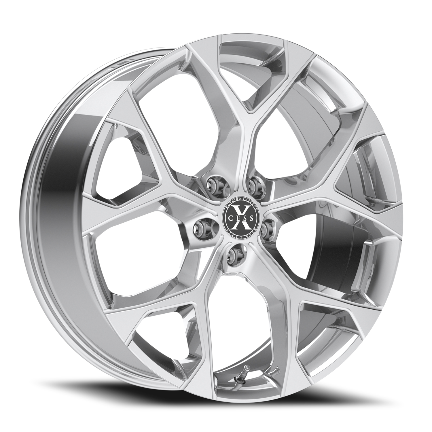 XCESS X05 5 FLAKE 24X9 15MM 5X127 CHROME | X0549052715C