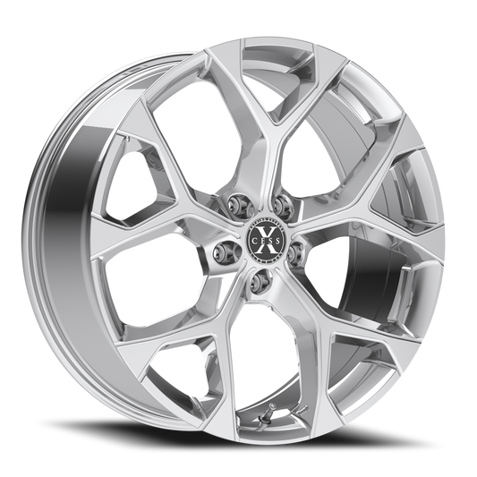 XCESS X05 5 FLAKE 24X9 35MM 5X114.3 CHROME | X0549051435C