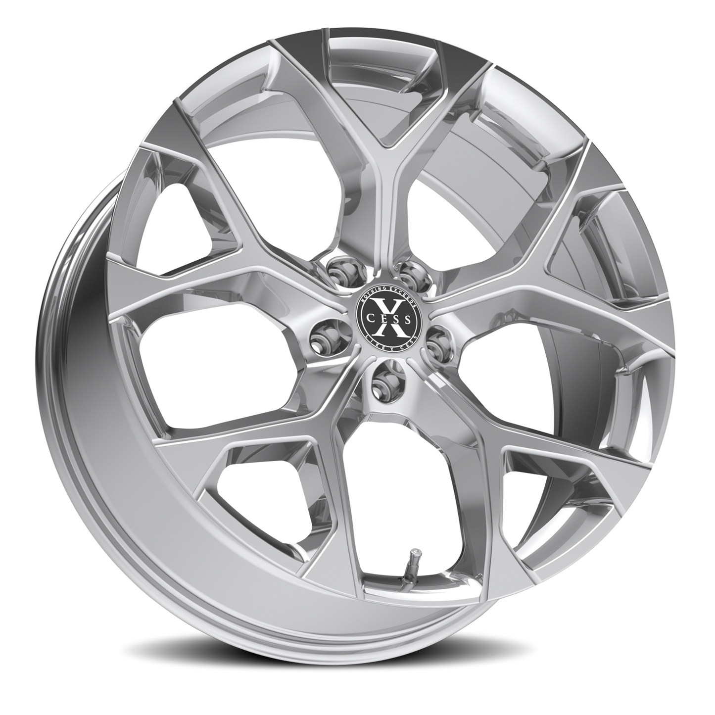 XCESS X05 5 FLAKE 24X9 15MM 5X127 CHROME | X0549052715C