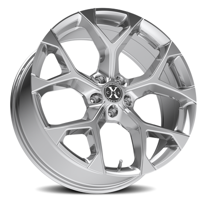 XCESS X05 5 FLAKE 24X9 15MM 5X127 CHROME | X0549052715C