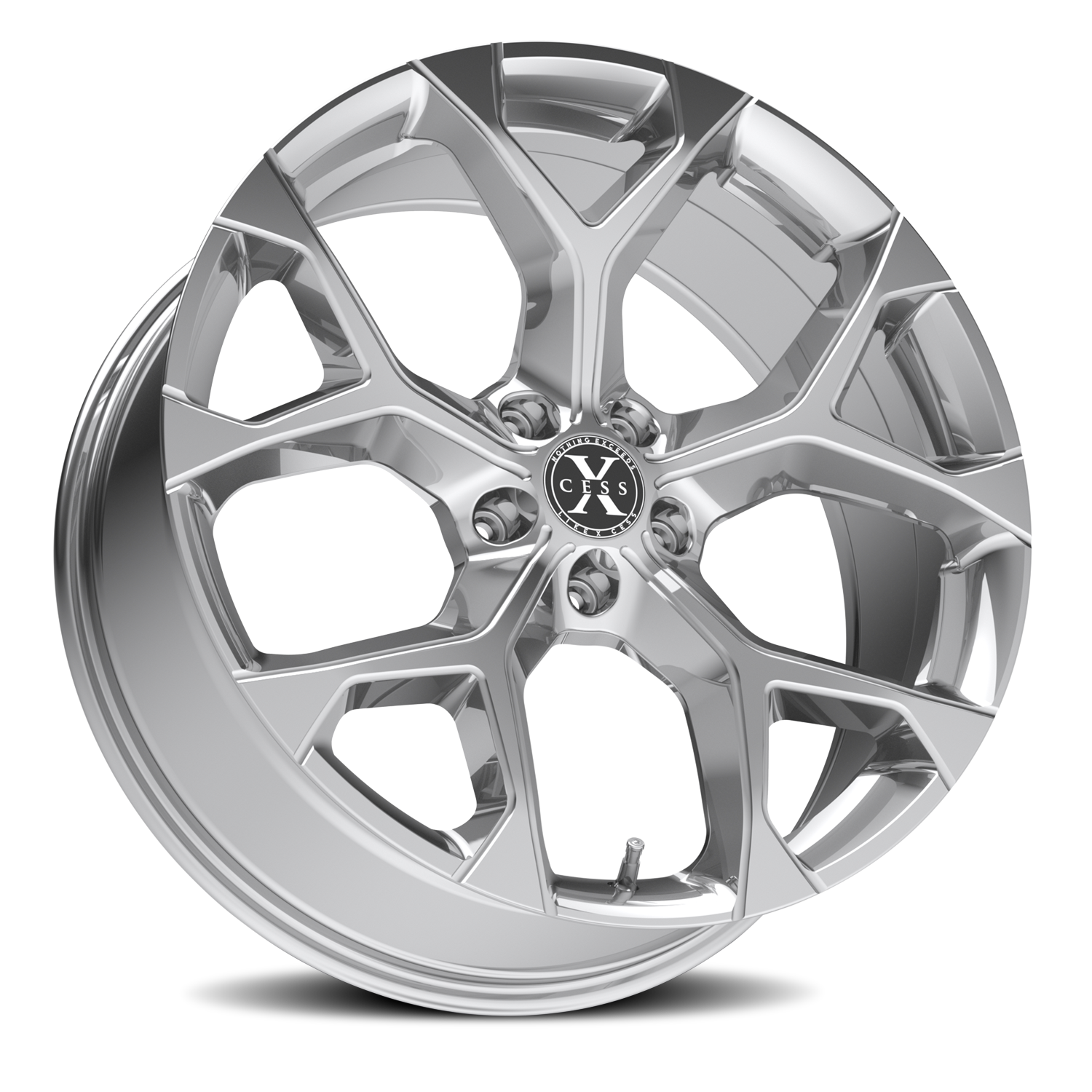 XCESS X05 5 FLAKE 24X9 35MM 5X114.3 CHROME | X0549051435C