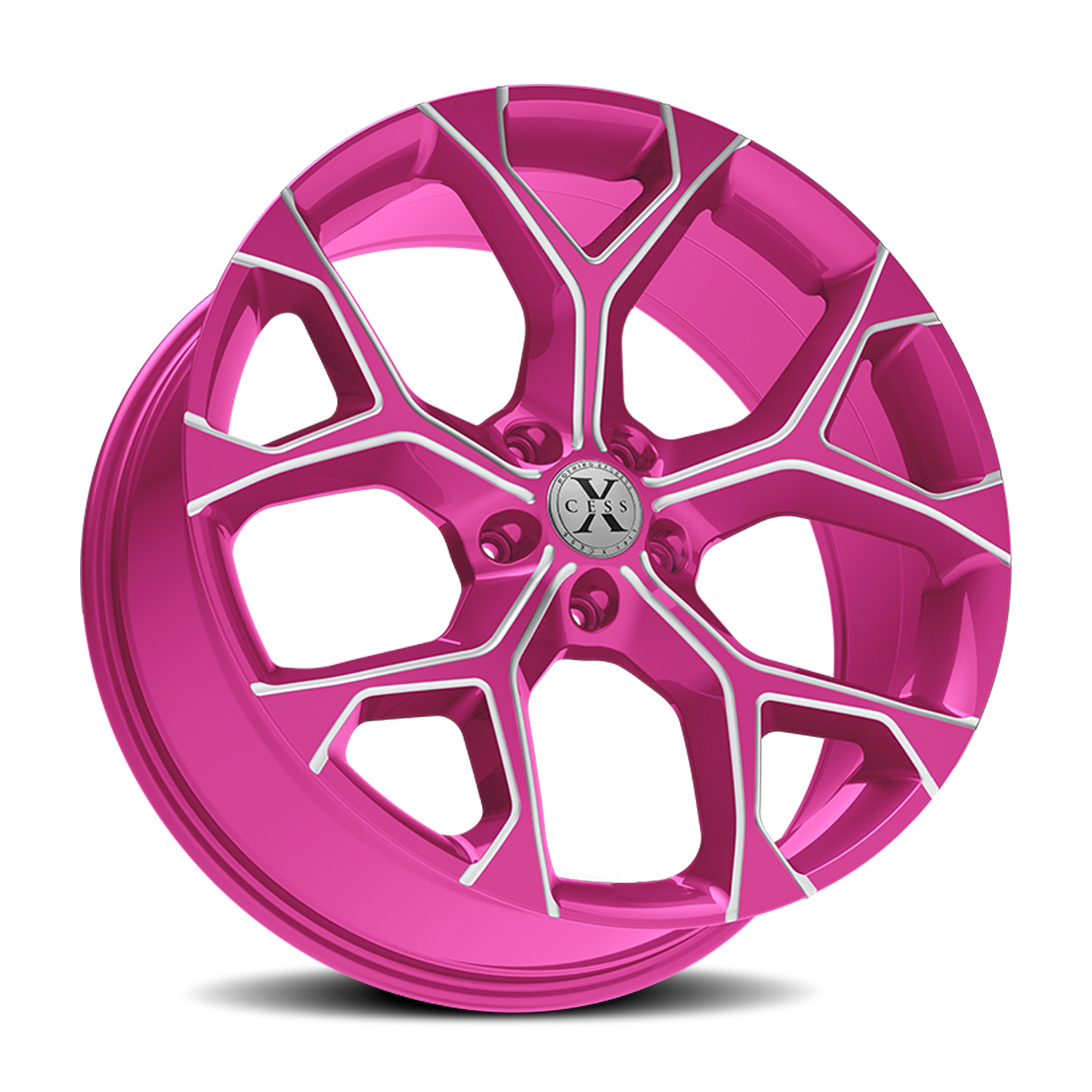 XCESS X05 5 FLAKE 20X8.5 35MM 5X114.3 CANDY PINK MILLED | X05051435PKML