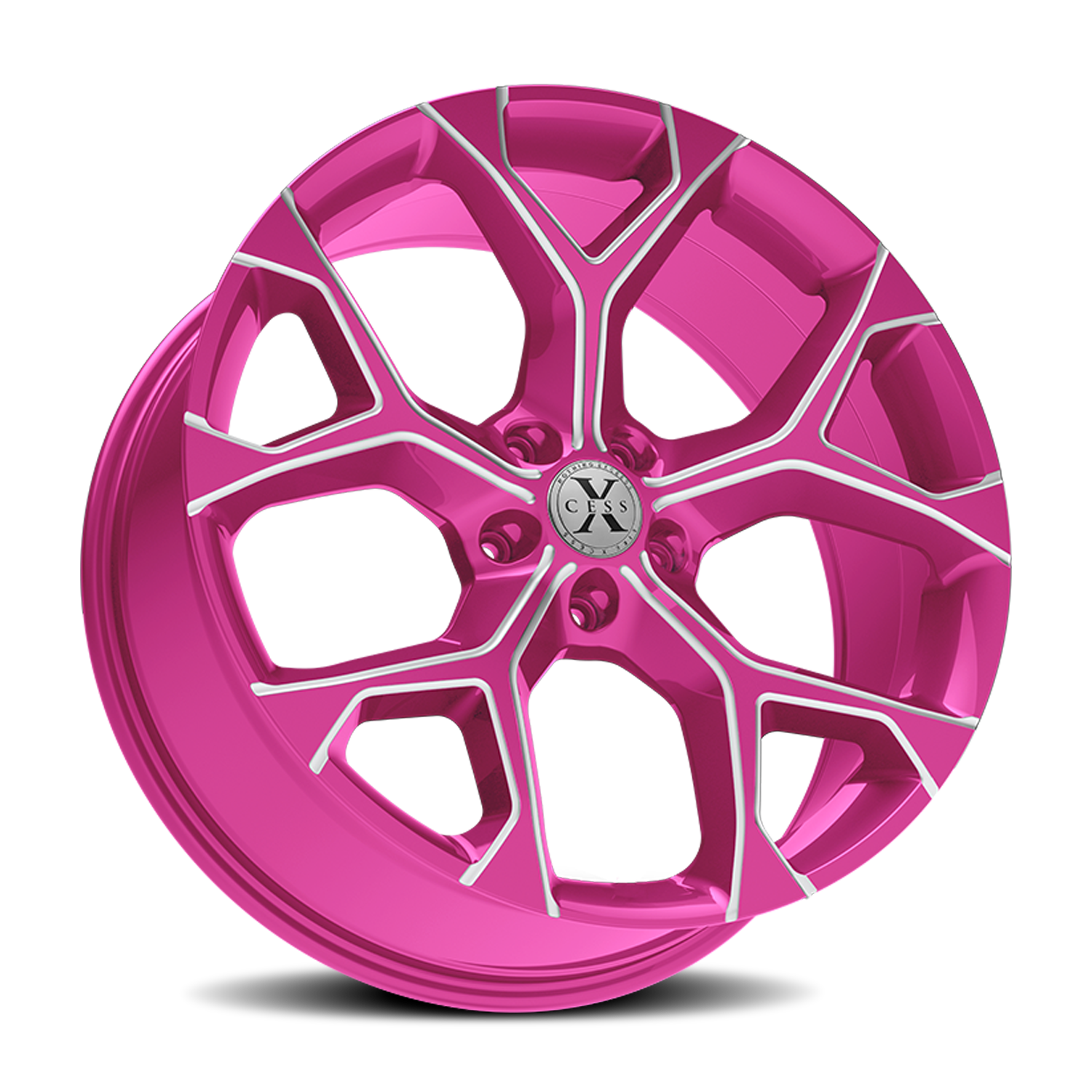 XCESS X05 5 FLAKE 20X8.5 35MM 5X114.3 CANDY PINK MILLED | X05051435PKML
