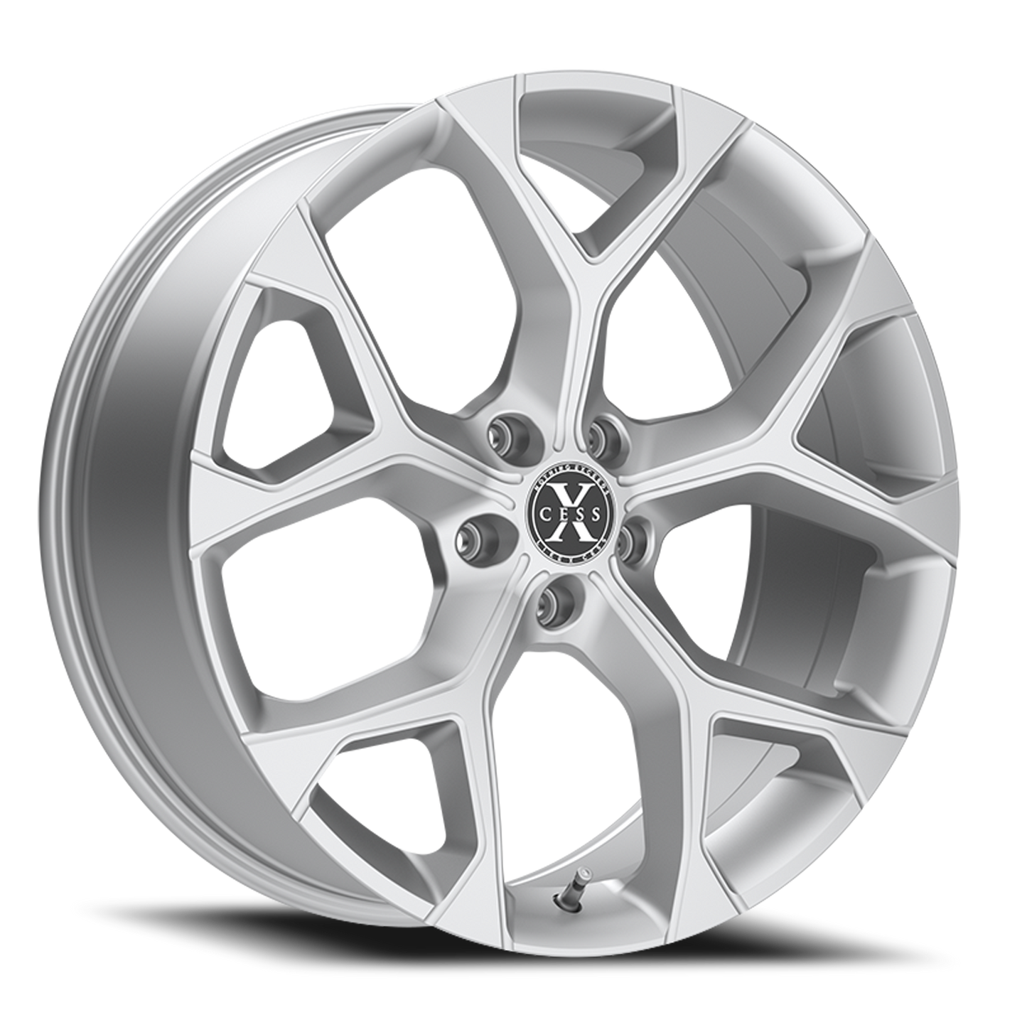 XCESS X05 5 FLAKE 20X8.5 35MM 5X114.3 SILVER MACHINED | X05051435SM