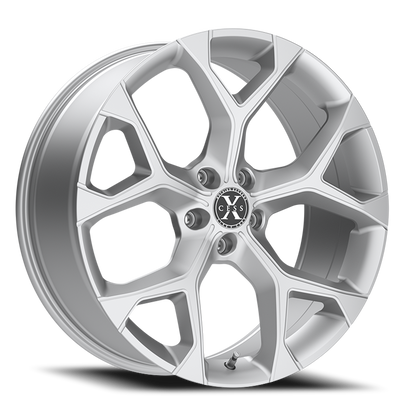 XCESS X05 5 FLAKE 24X9 15MM 5X127 SILVER MACHINED | X0549052715SM