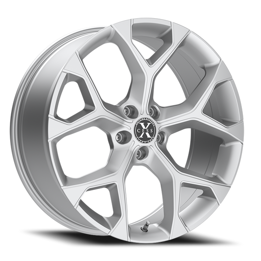 XCESS X05 5 FLAKE 20X8.5 15MM 5X115 SILVER MACHINED | X05051515SM
