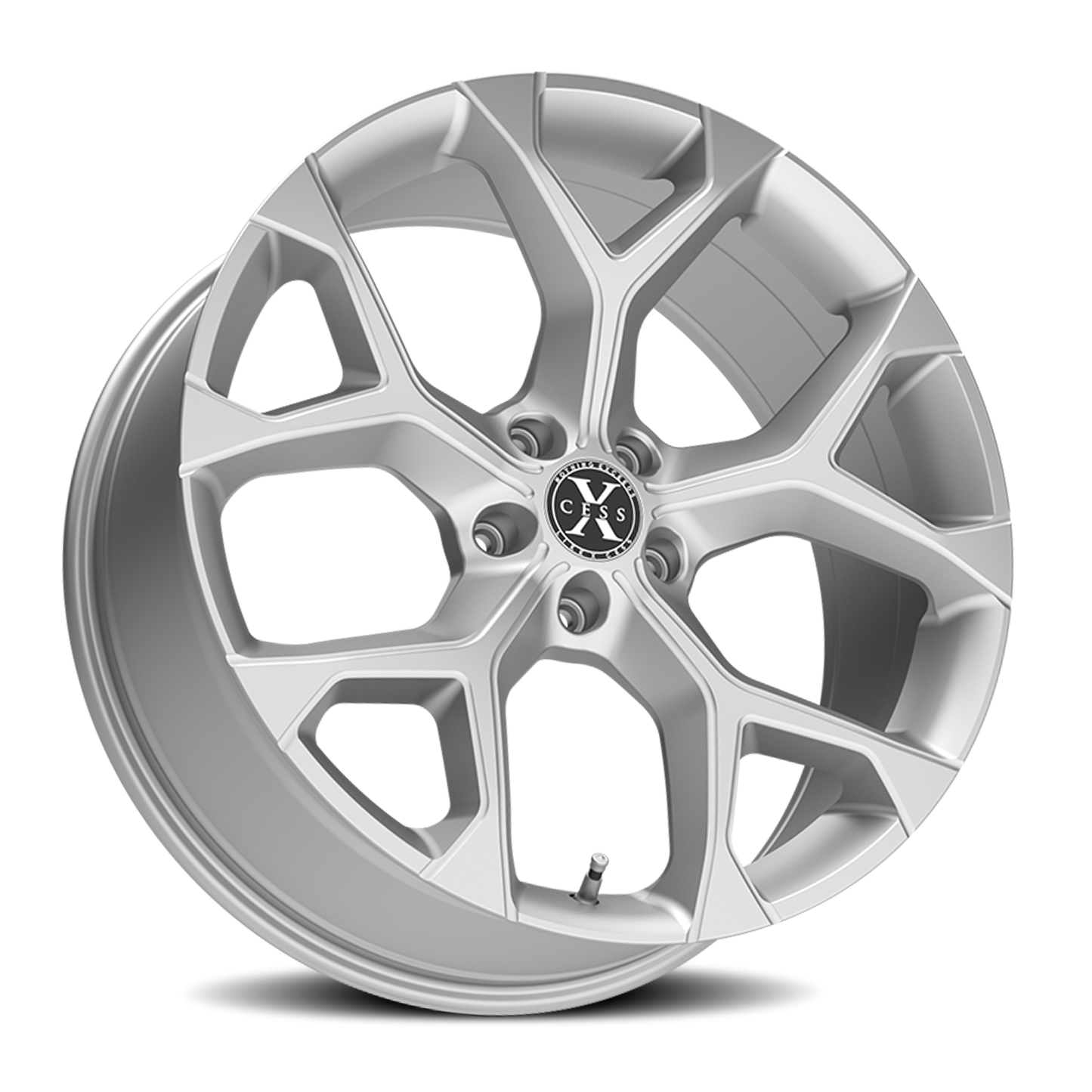 XCESS X05 5 FLAKE 20X8.5 15MM 5X127 SILVER MACHINED | X05052715SM