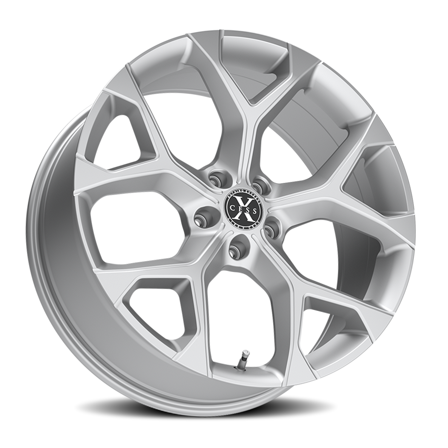 XCESS X05 5 FLAKE 24X9 15MM 5X127 SILVER MACHINED | X0549052715SM