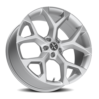 XCESS X05 5 FLAKE 24X9 15MM 5X127 SILVER MACHINED | X0549052715SM
