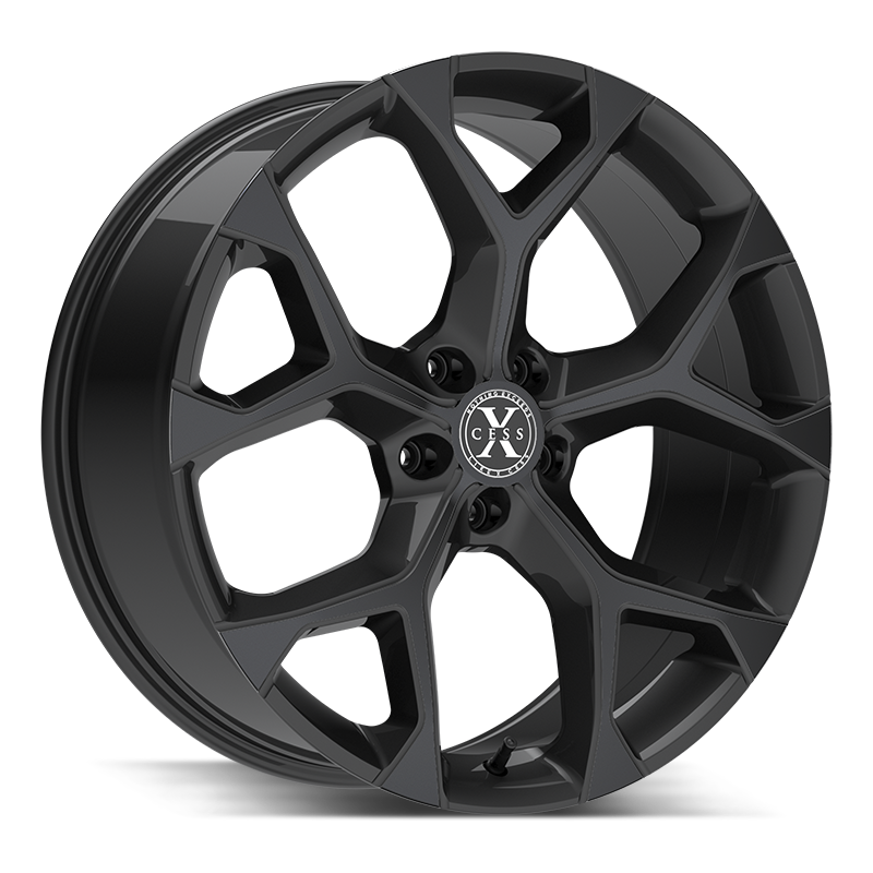 XCESS X05 5 FLAKE 22X9 35MM BLANK ALL GLOSS BLACK | X0529000035GB