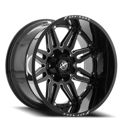 XF OFF-ROAD XF-204 24X14 -76 5X150/5X139.7 MATTE BLACK