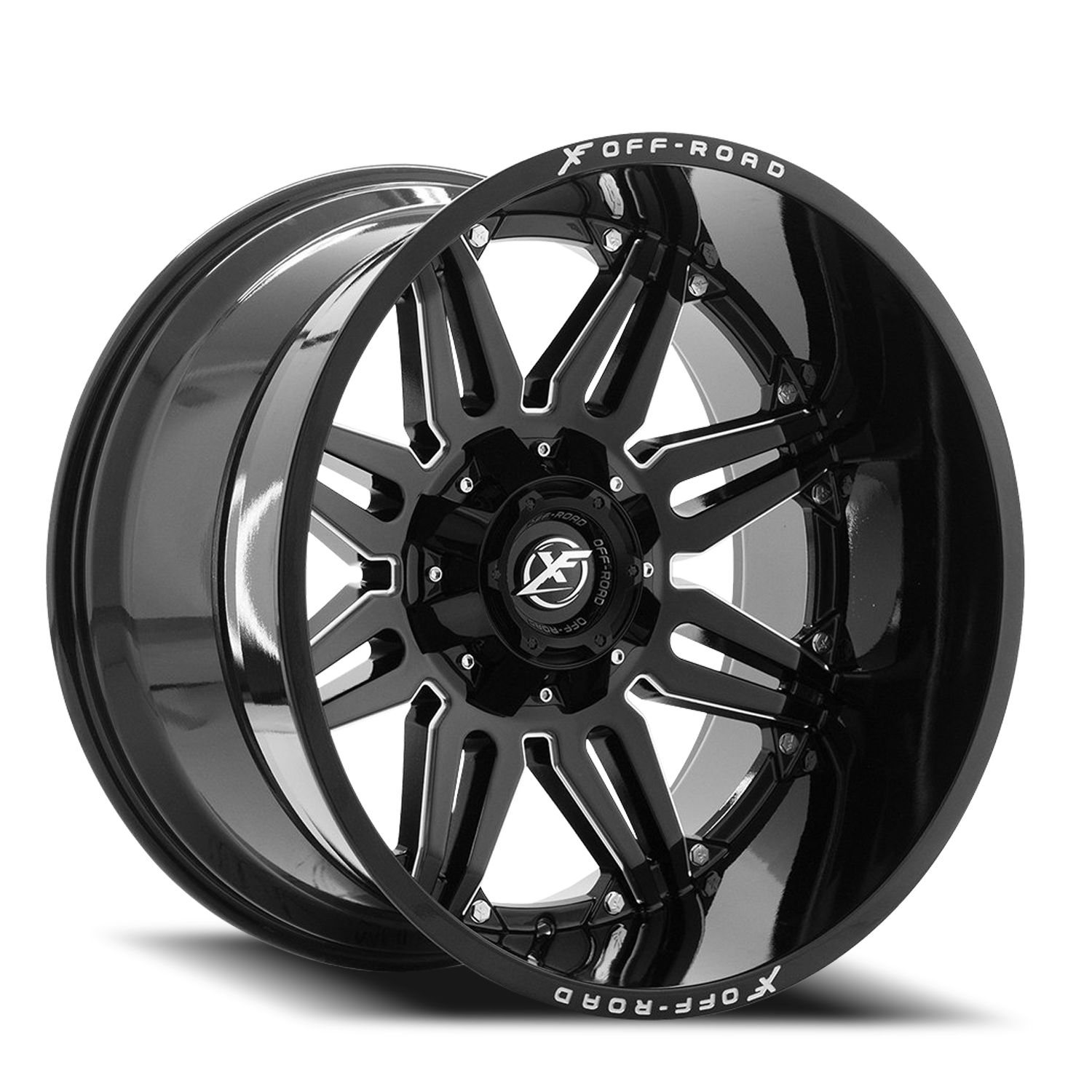 XF OFF-ROAD XF-204 24X14 -76 5X150/5X139.7 MATTE BLACK