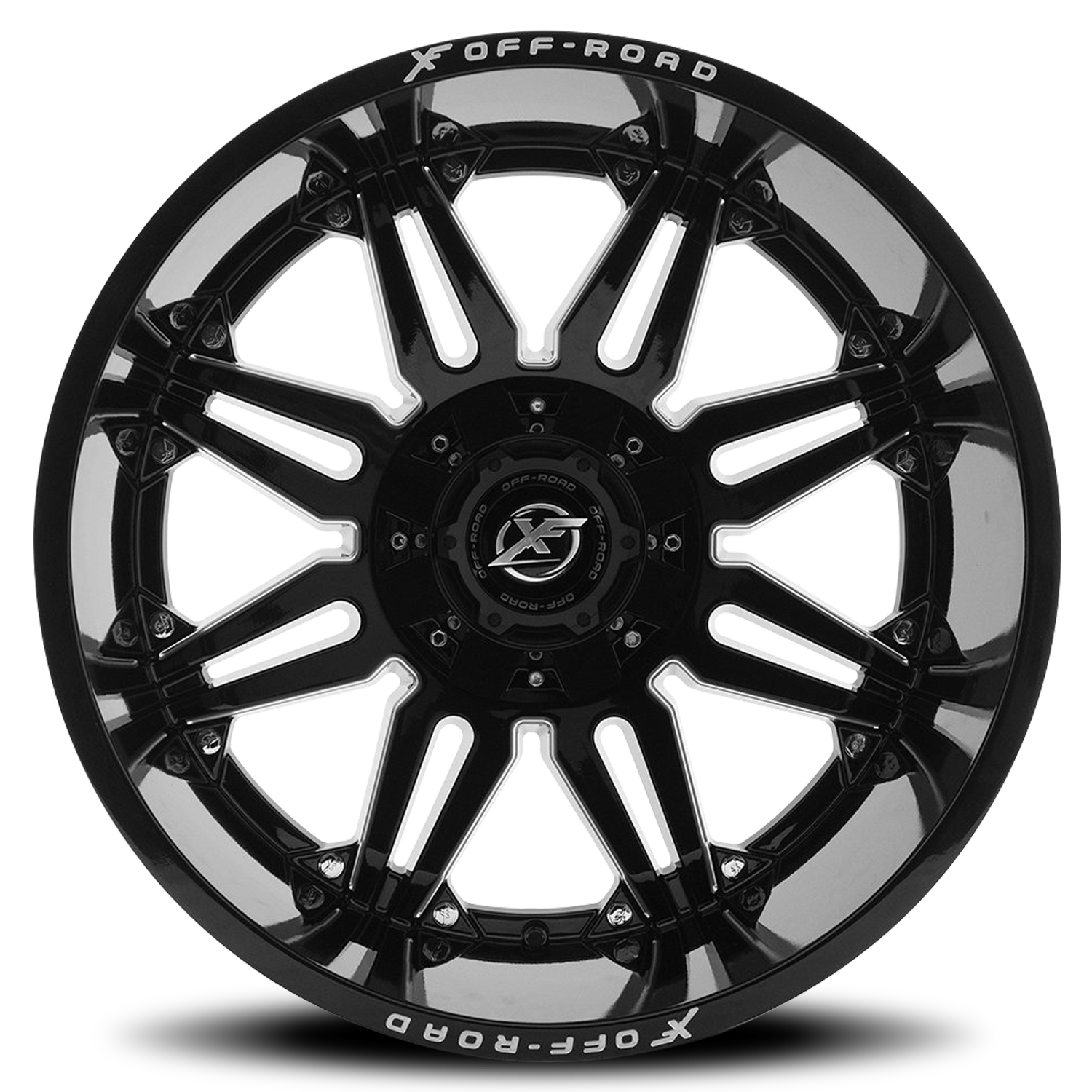 XF OFF-ROAD XF-204 24X14 -76 5X150/5X139.7 MATTE BLACK