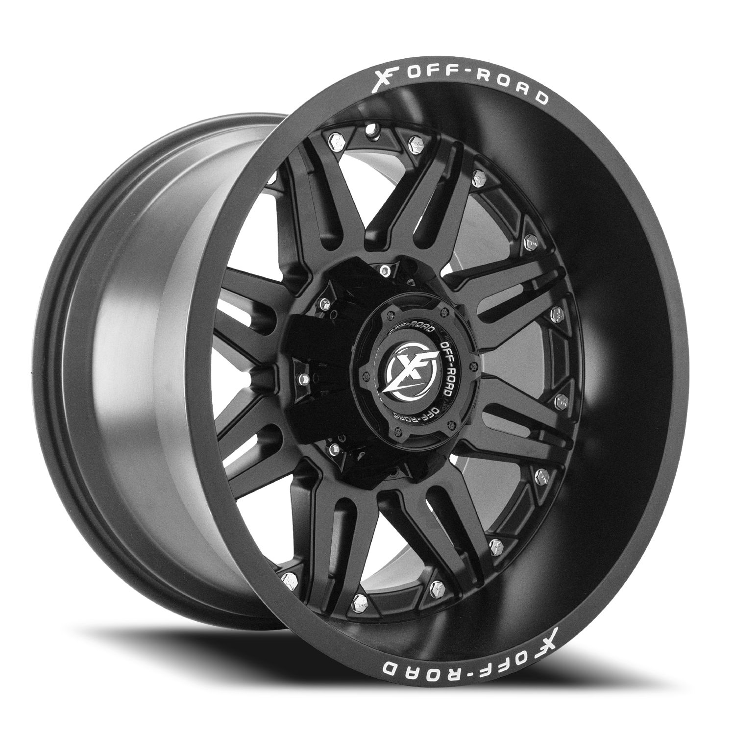 XF OFF-ROAD XF-204 18X9 -12 6X135/6X139.7 MATTE BLACK