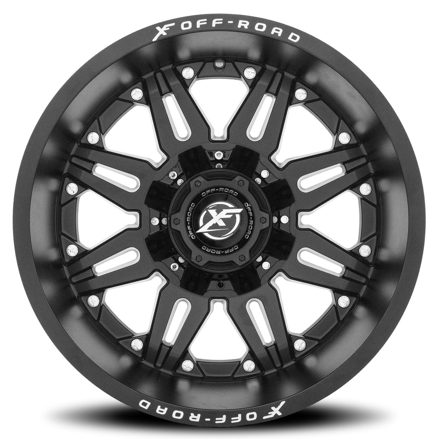 XF OFF-ROAD XF-204 18X9 -12 6X135/6X139.7 MATTE BLACK