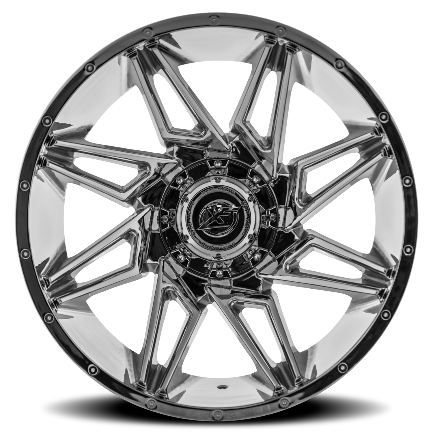 XF OFF-ROAD XF-218 20X10 -12 5X127/5X139.7 CHROME