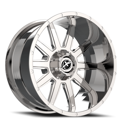 XF OFF-ROAD XF-219 20X12 -44 5X127/5X139.7 CHROME