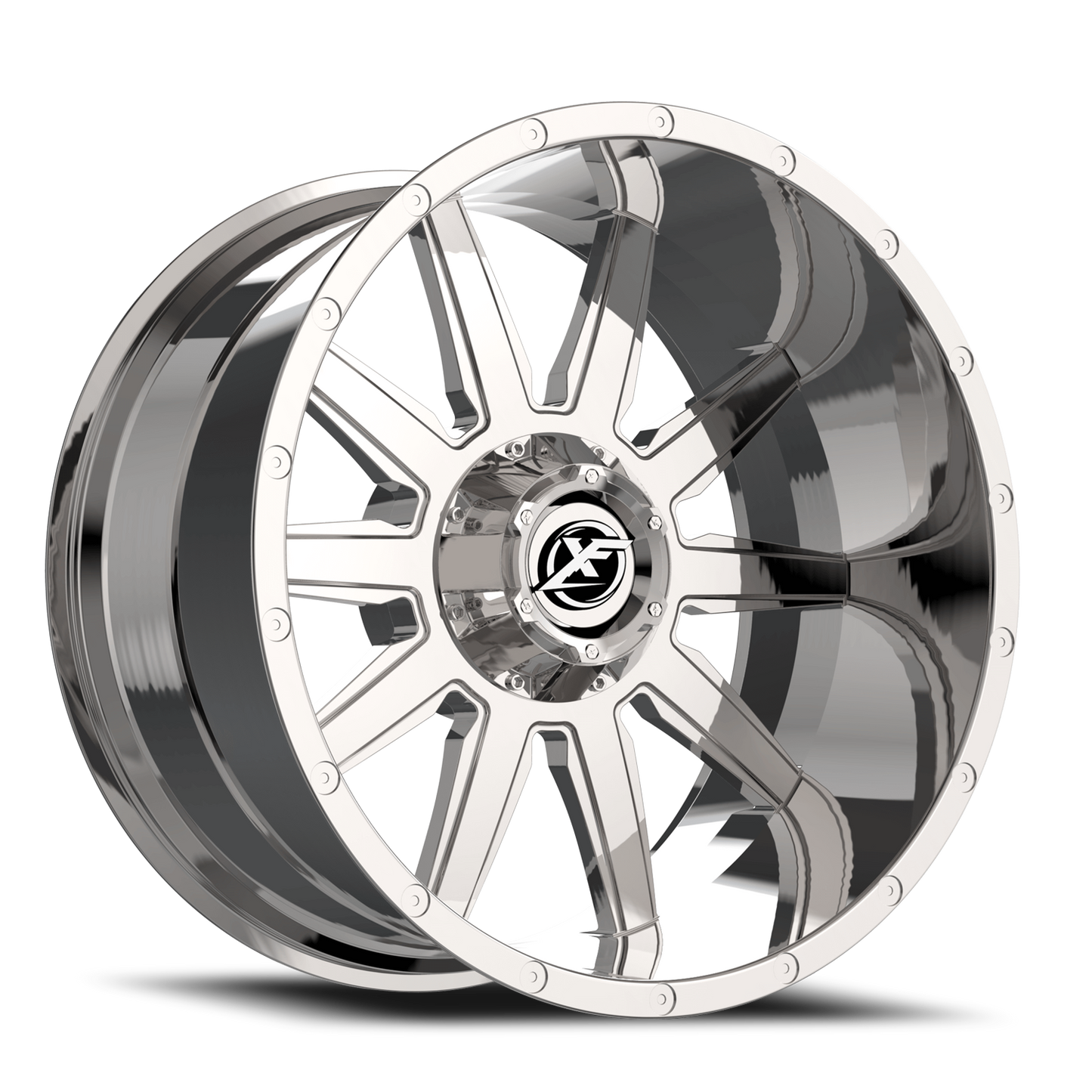 XF OFF-ROAD XF-219 20X10 -12 5X139.7/5X150 CHROME