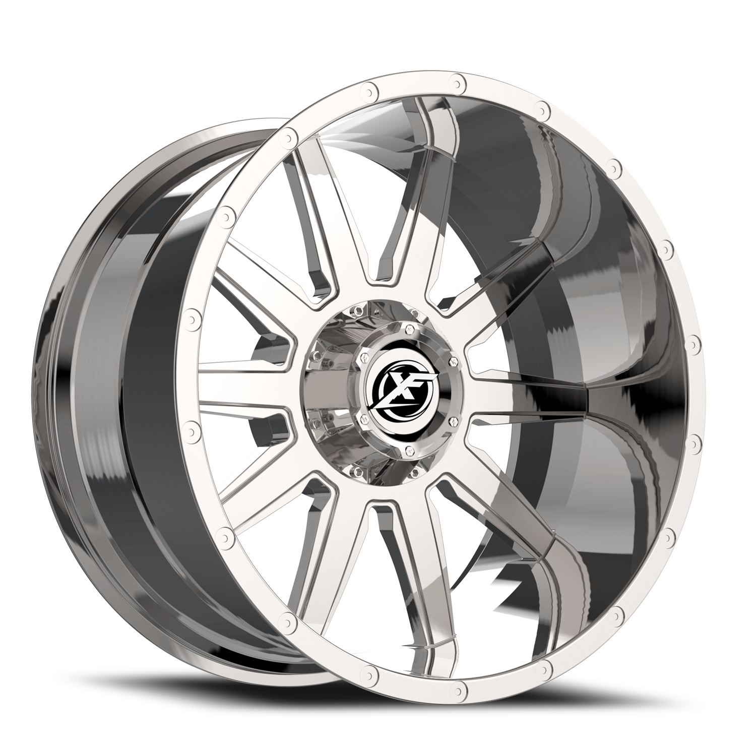 XF OFF-ROAD XF-219 20X10 -12 5X127/5X139.7 CHROME