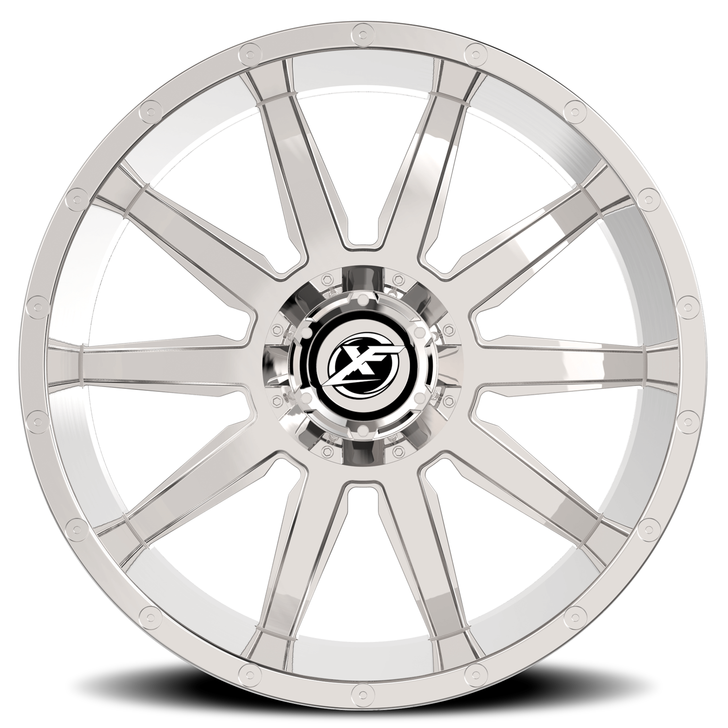 XF OFF-ROAD XF-219 20X12 -44 5X127/5X139.7 CHROME