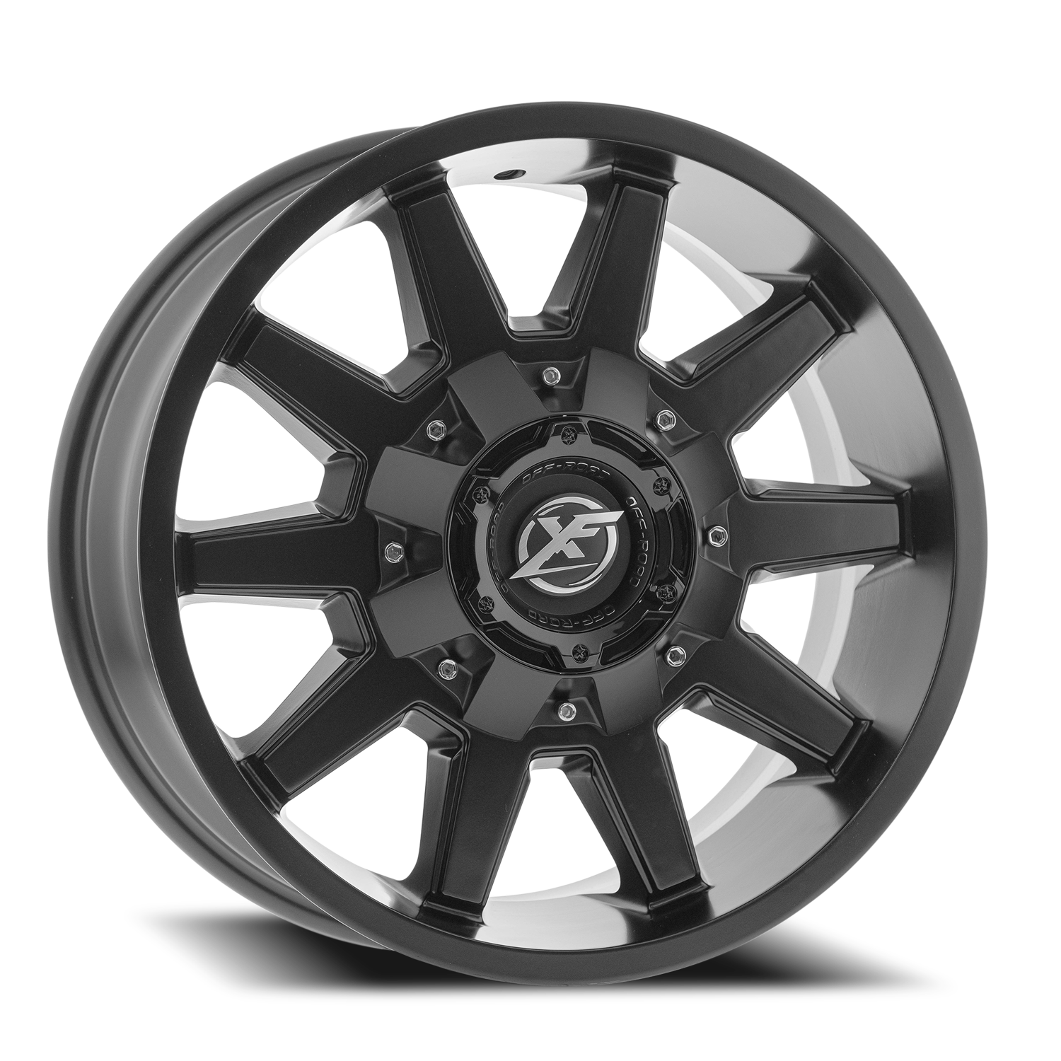 XF OFF-ROAD XF-219 17X9 12 8X165.1/8X170 MATTE BLACK