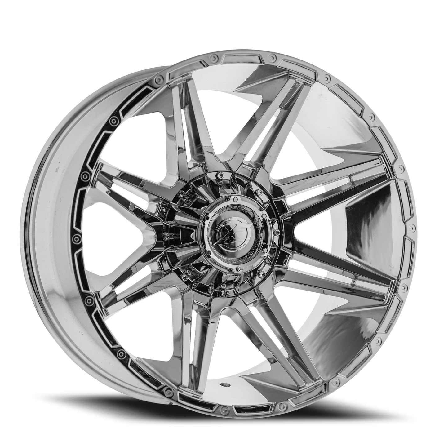XF OFF-ROAD XF-220 22X10 -24 5X127/5X139.7 CHROME