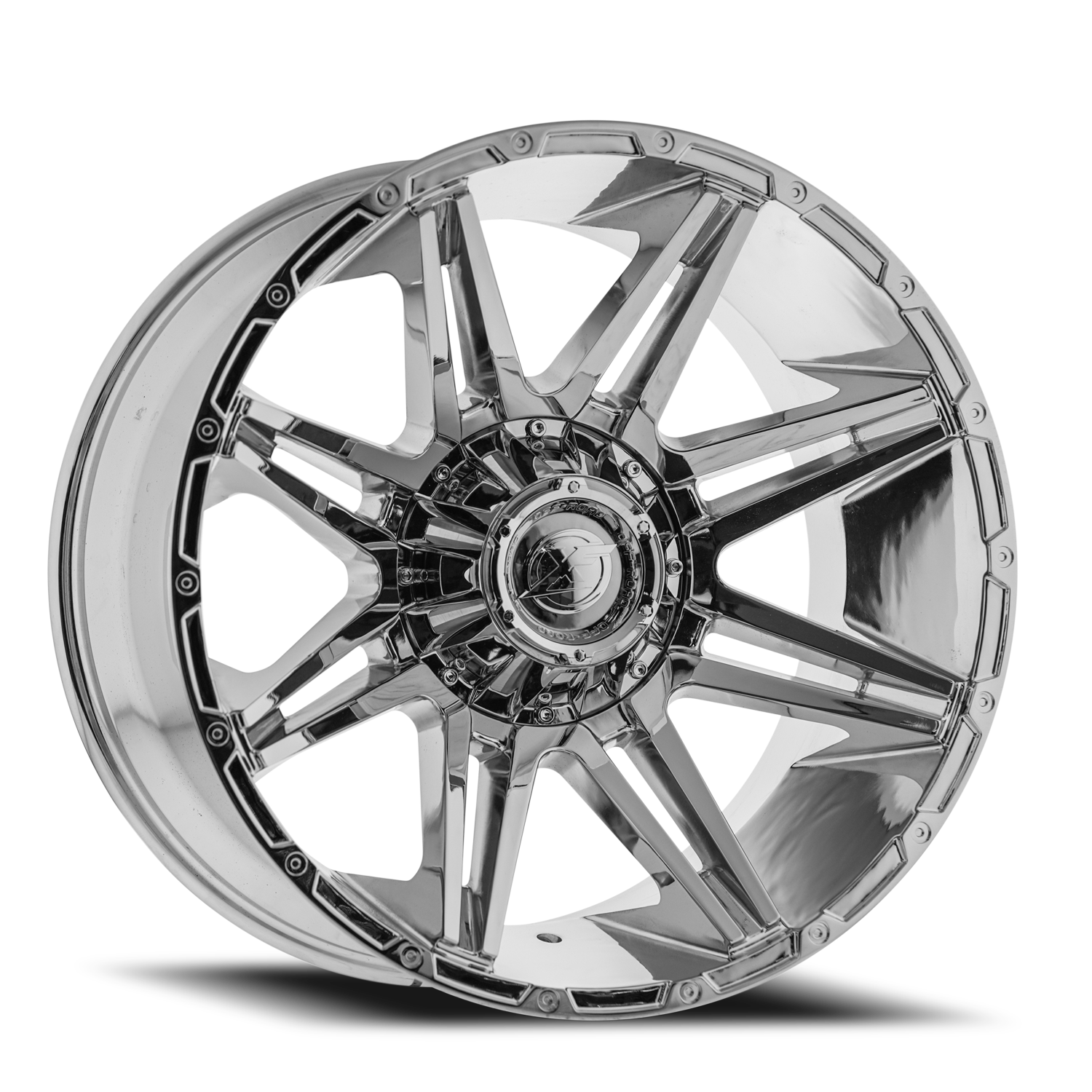 XF OFF-ROAD XF-220 22X12 -44 8X165.1/8X170 CHROME