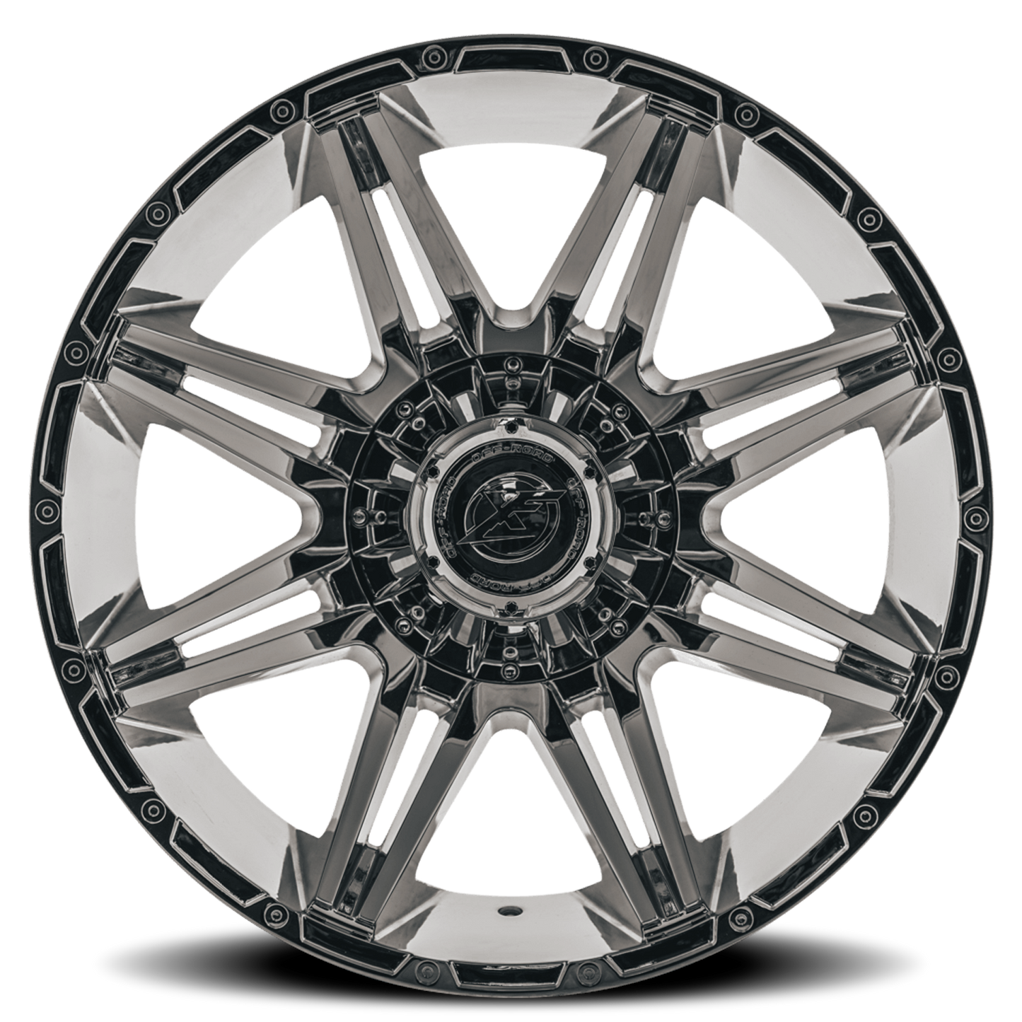 XF OFF-ROAD XF-220 22X12 -44 8X165.1/8X170 CHROME